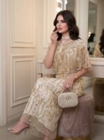 ⁦فستان تور بيج شك من الخرز و الترتر⁩ - الصورة ⁦5⁩